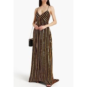 Galvan London Sequin Embellished Gown